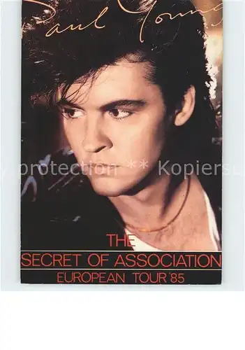 Saenger Band Paul Young The Secret of Association Kat. Musik