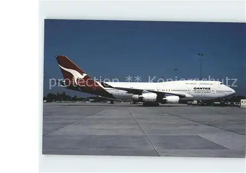 Flugzeuge Zivil Qantas VH OJB Boeing 747 438 c n 24373 Kat. Airplanes Avions