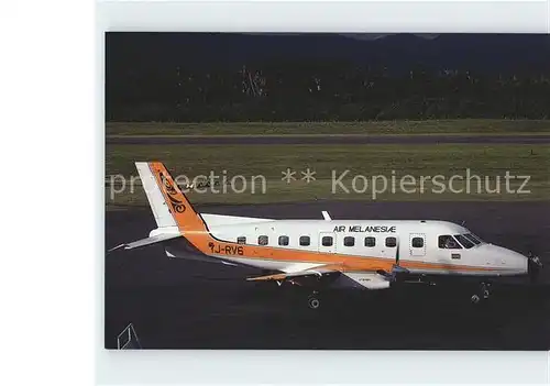 Flugzeuge Zivil Air Melanesiae Embraer 110P1 Bandeirante YJ RV6 c n 110221 Kat. Airplanes Avions