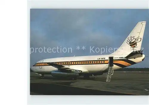 Flugzeuge Zivil Air Executive Norway Busy Bee AS Boeing 737 2R4C LN NPB Kat. Airplanes Avions