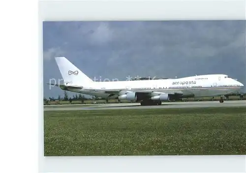 Flugzeuge Zivil Aeroposta B 747 122 N4712 c n 19757 Kat. Airplanes Avions