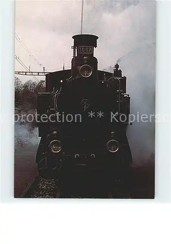Lokomotive Dampflok HG 3 3 1067 Bruenig Linie  Kat. Eisenbahn