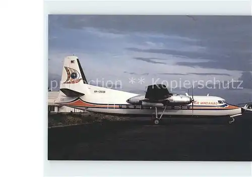 Flugzeuge Zivil Air Mindanao Fairchild F 27J RP C5138 c n 120 Kat. Airplanes Avions