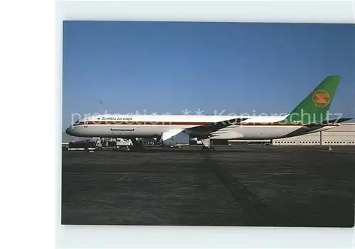 Flugzeuge Zivil Zambia Airways Boeing 757 23APF 9J AFO c n 24635 258 Kat. Airplanes Avions