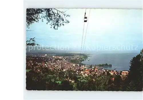 Seilbahn Pfaender Bregenz am Bodensee  Kat. Bahnen