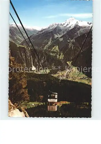 Seilbahn Penken Mayrhofen Ahornspitze Zillertal Kat. Bahnen