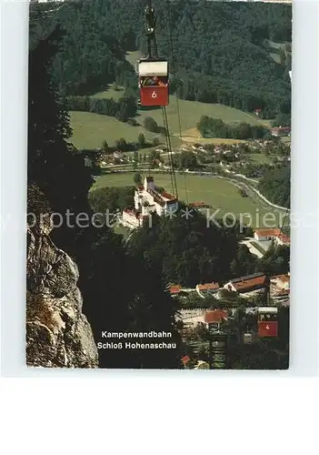 Seilbahn Kampenwand Schloss Hohenaschau Chiemgau Kat. Bahnen