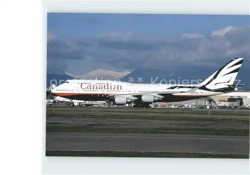 Flugzeuge Zivil Canadian Airlines Boeing B 747 400 C GMWW Kat. Airplanes Avions