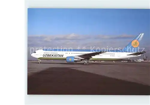 Flugzeuge Zivil Uzbekistan Airlines Boeing B 767 300 VR BUA Kat. Airplanes Avions