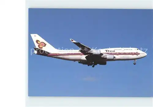 Flugzeuge Zivil Thai Boeing 747 4D7 HS TGT cn 26616 Kat. Airplanes Avions