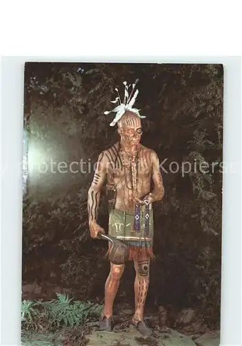 Indianer Native American Museum Karl May Stiftung Irokesen Haeuptling  Kat. Regionales