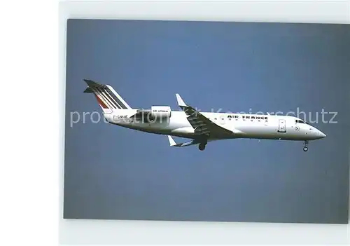 Flugzeuge Zivil Air France Canadair Jet 100ER F GNME Kat. Airplanes Avions