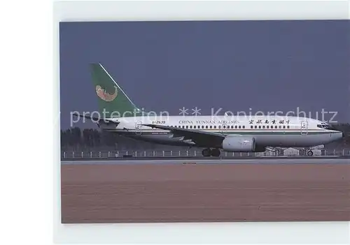 Flugzeuge Zivil China Yunnan Airlines Boeing 737 7W0 B 2639 c n 29912 140 Kat. Airplanes Avions