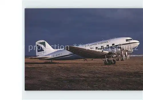 Flugzeuge Zivil Air Atlantique Coastguard Pollution Control DC 3C G AMPY c n 26569 Kat. Airplanes Avions