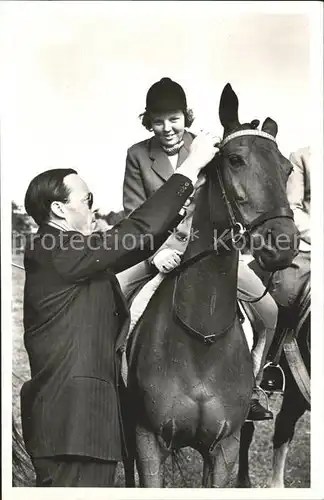 Adel Niederlande Prinz Bernhard Prinzessin Beatrix Pferd Kat. Koenigshaeuser