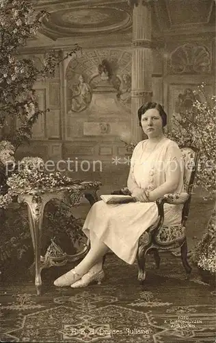 Adel Niederlande Prinzessin Juliana Kat. Koenigshaeuser