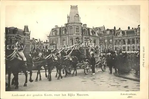 Adel Niederlande Goldene Kutsche Rijks Museum Amsterdam  Kat. Koenigshaeuser