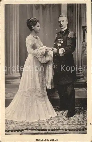 Adel Niederlande Koenigin Wilhelmina Prinz Hendrik Prinzessin Juliana Kat. Koenigshaeuser