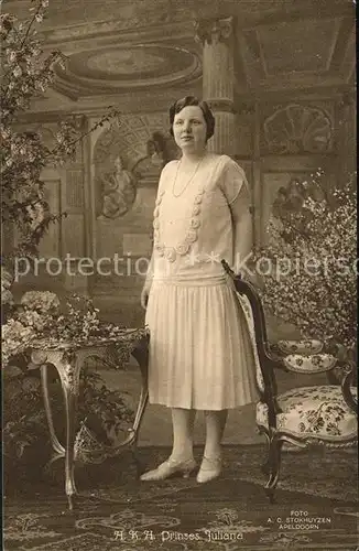 Adel Niederlande Prinzessin Juliana  Kat. Koenigshaeuser