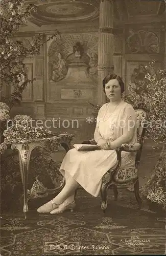 Adel Niederlande Prinzessin Juliana  Kat. Koenigshaeuser