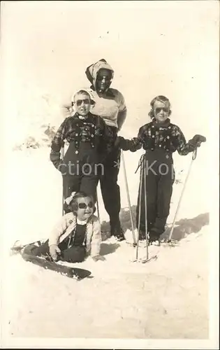 Adel Niederlande Prinzessin Juliana Prinzessinen Beatrix Irene und Margriet Matterhorn Ski Kat. Koenigshaeuser