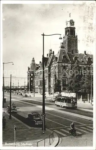 Strassenbahn Rotterdam Stadhuis Kat. Strassenbahn