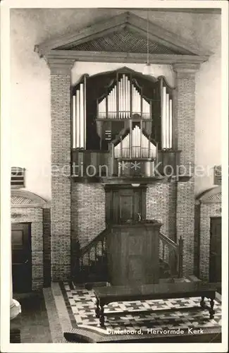 Kirchenorgel Dinteloord Hervormde Kerk Kat. Musik