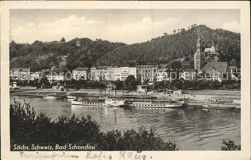 Dampfer Seitenrad Leipzig Bad Schandau Kat. Schiffe