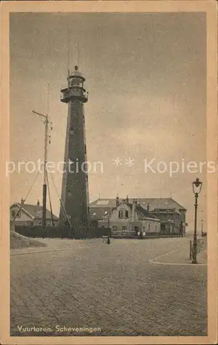 Leuchtturm Lighthouse Vuurtoren Scheveningen Kat. Gebaeude