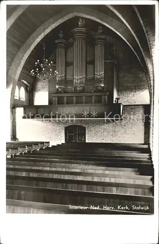 Kirchenorgel Kerk Stolwijk Kat. Musik
