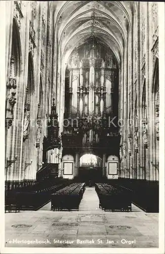 Kirchenorgel  s Hertogenbosch Basiliek St. Jan  Kat. Musik