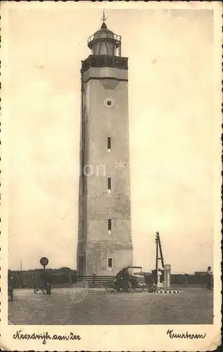 Leuchtturm Lighthouse Noordwijk aan Zee Vuurtoren Kat. Gebaeude