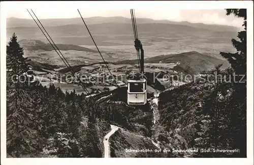 Seilbahn Schauinsland  Kat. Bahnen