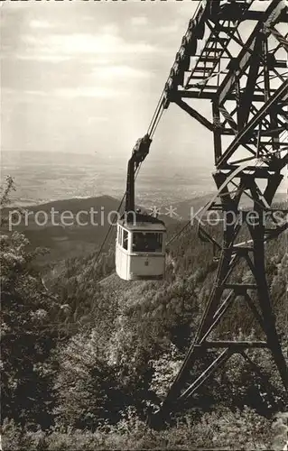 Seilbahn Schauinsland  Kat. Bahnen