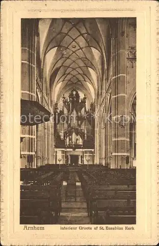 Kirchenorgel Arnhem St. Eusebius Kerk Kat. Musik