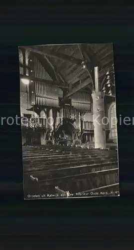 Kirchenorgel Oude Kerk Katwijk aan Zee  Kat. Musik