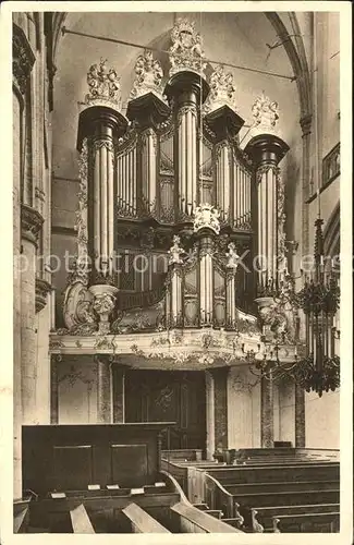 Kirchenorgel Groote Kerk Dordrecht Kat. Musik