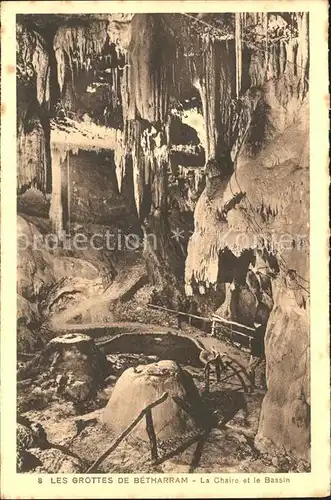 Hoehlen Caves Grottes Grottes de Betharram Chaire  et le Bassin Kat. Berge