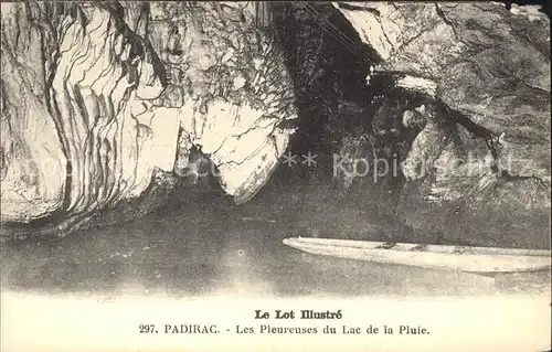 Hoehlen Caves Grottes Padirac Pleureuses Lac de la Pluie Kat. Berge