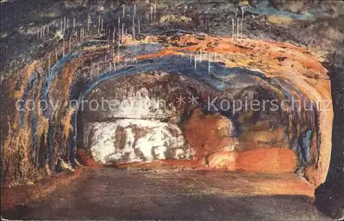 Hoehlen Caves Grottes Feengrotten Saalfeld Mittlere Quellgrotte Kat. Berge