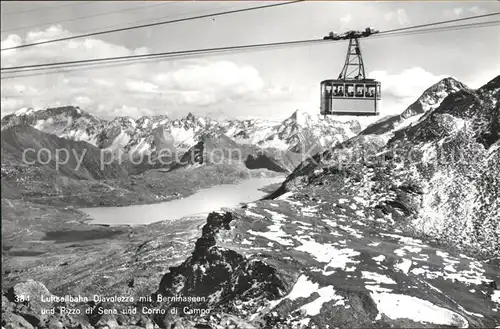 Seilbahn Diavolezza Berninaseen Pizzo di Sena Corno di Campo Kat. Bahnen