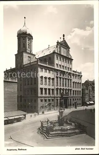 Foto Kellner Rolf Nr. 3103 Augsburg Rathaus  Kat. Fotografie