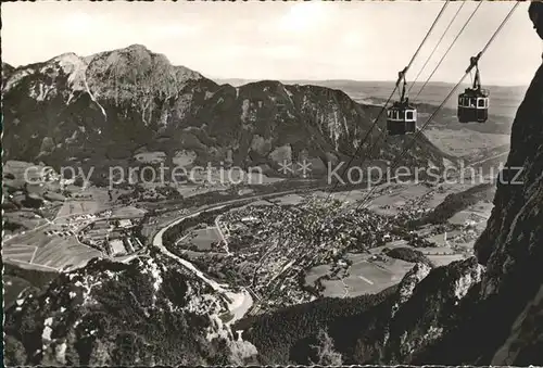 Seilbahn Predigtstuhl Bad Reichenhall Hochstaufen Kat. Bahnen