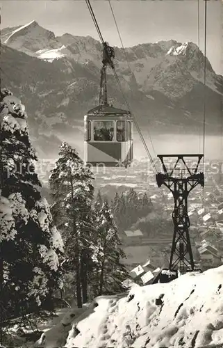 Seilbahn Wankbahn Garmisch Partenkirchen Alpspitze Waxenstein Zugspitze Kat. Bahnen