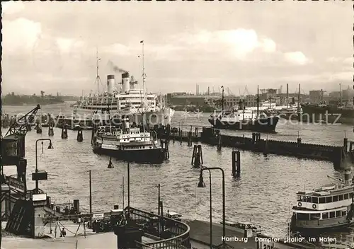 Dampfer Oceanliner Italia Hamburg Hafen Kat. Schiffe