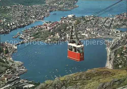 Seilbahn Ulriken Bergen Norwegen Kat. Bahnen