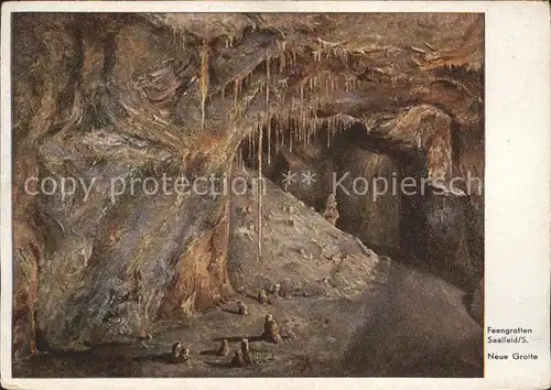Hoehlen Caves Grottes Feengrotte Saalfeld Neue Grotte  Kat. Berge