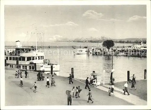 Motorschiffe Konstanz am Bodensee Hafen Kat. Schiffe