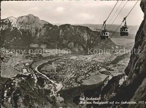 Seilbahn Predigtstuhl Bad Reichenhall Hochstaufen  Kat. Bahnen