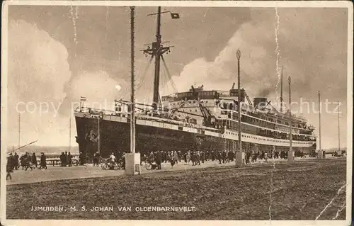 Schiffe M.S. Johan van Oldenbarnevelt Ijmuiden Kat. Schiffe